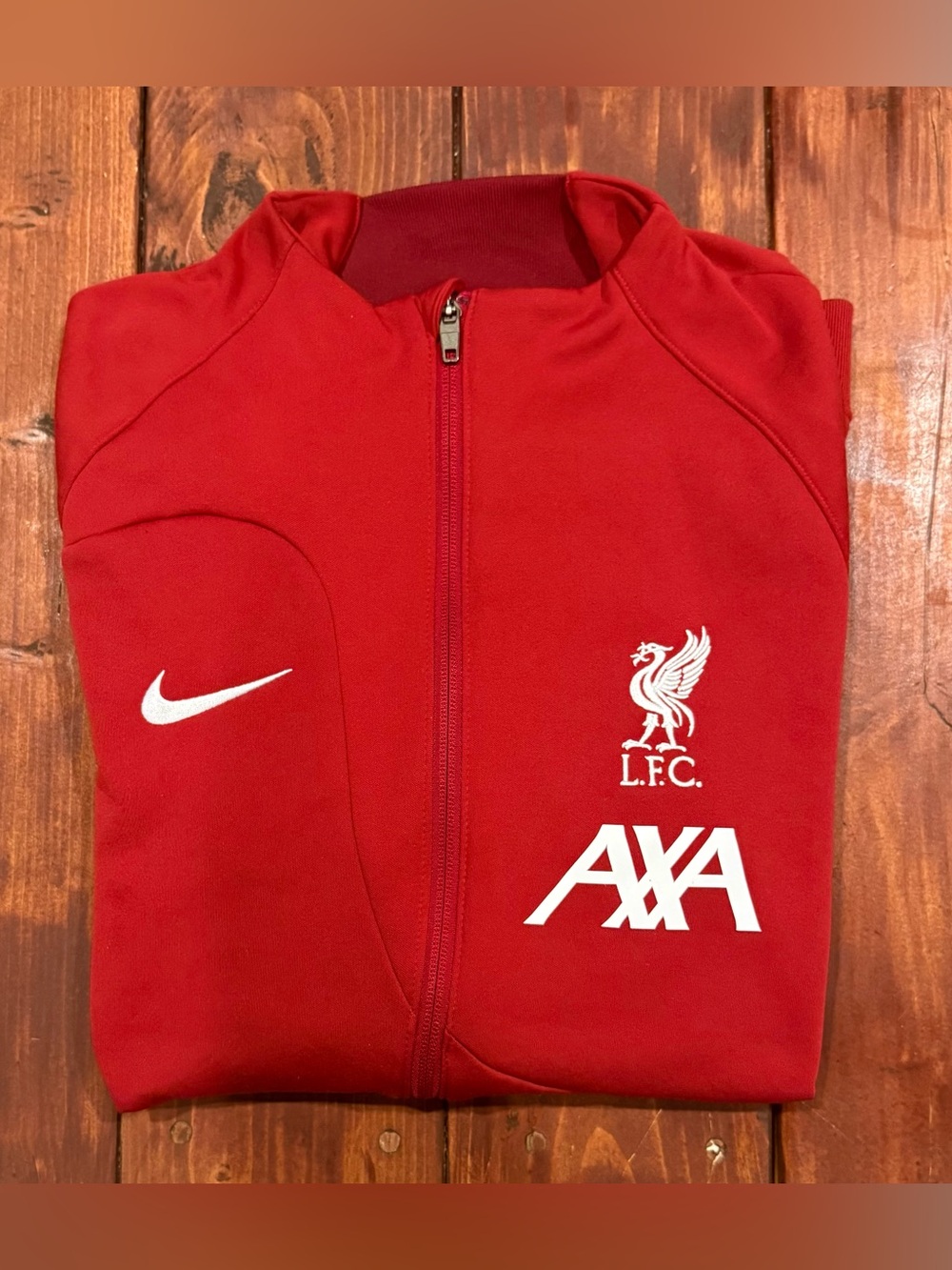 Nike Kids Red Liverpool FC Zip-Up Jacket